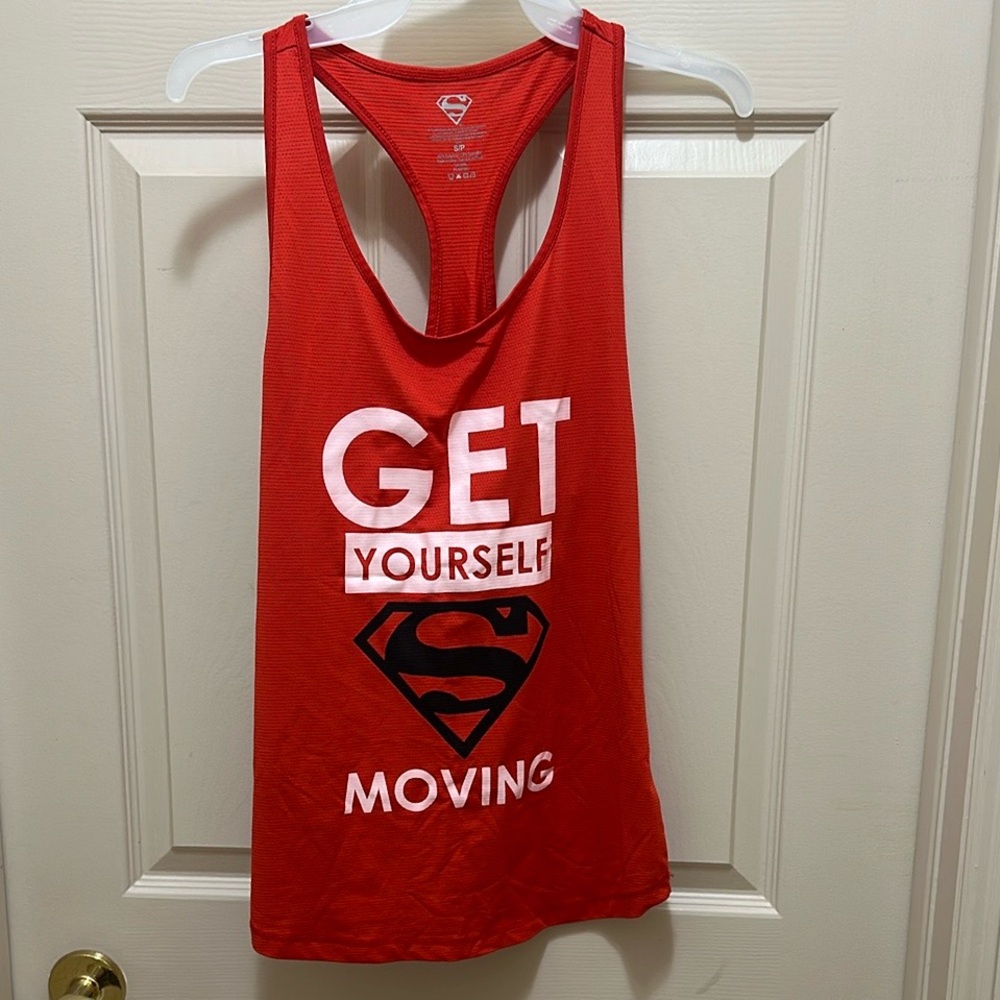 Superman Red Tank Top - size: small - great condition